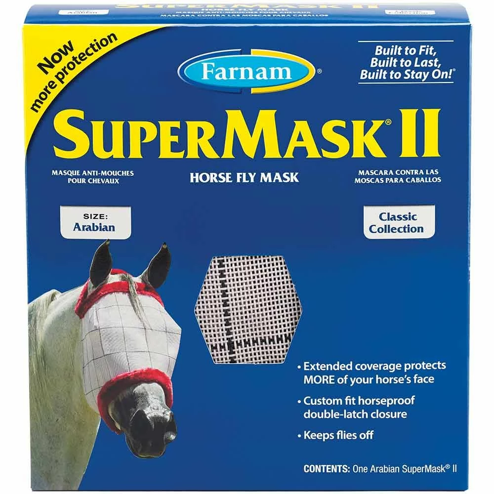 Best Sale โ Farnam SuperMask® II Arabian Horse Fly Mask Without Ears ๐ 3 Best Sale โ Farnam SuperMask® II Arabian Horse Fly Mask Without Ears ๐