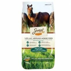 Flash Sale 🎁 Sunset Farms 14% All Around Textured Horse Feed 😉