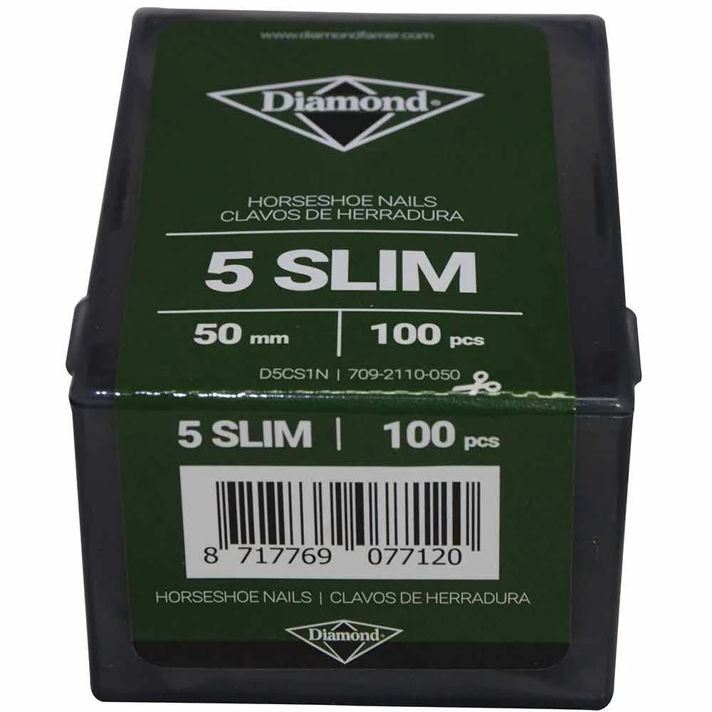 Brand new ๐ Diamond Farrier 5 Slim Horseshoe Nails - 100 Ct. ๐ 2 Brand new ๐ Diamond Farrier 5 Slim Horseshoe Nails - 100 Ct. ๐