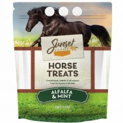Cheap 💯 Sunset Farms Alfalfa Mint Horse Treat - 4 Lb. 🌟