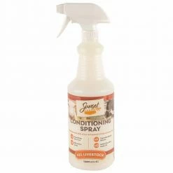 Budget 🎁 Sunset Farms Livestock Conditioning Spray 1 Qt. ❤️