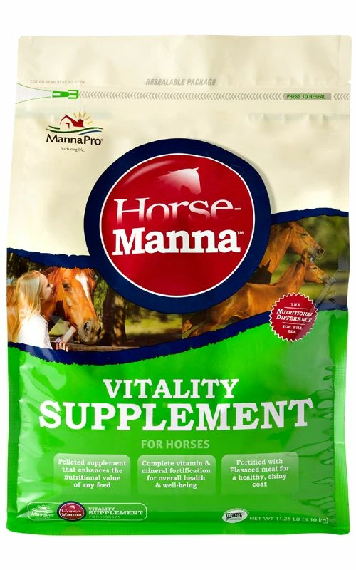 Promo π Manna Pro Horse Manna Vitality Supplement 11.25 Lb. π 3 Promo π Manna Pro Horse Manna Vitality Supplement 11.25 Lb. π